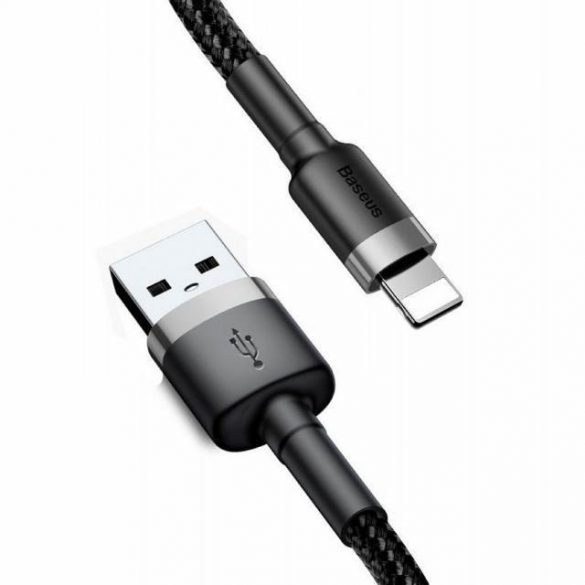 CABLU USB LIGHTNING 2.4A 1M BASEUS CAFULĂ CALKLF-BG1 NEGRU