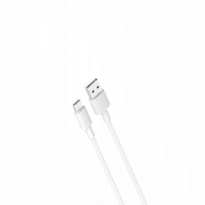 CABLU USB LA USB-C 2.4A 1M XO NB156 ALB