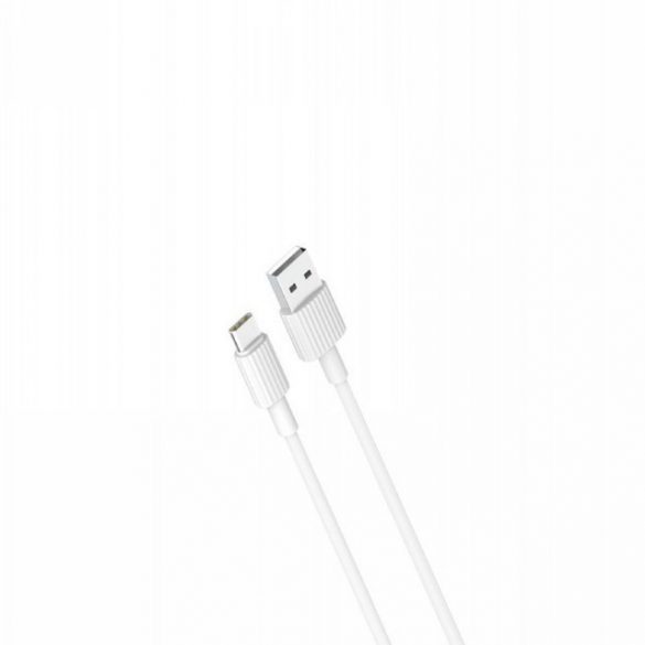 CABLU USB LA USB-C 2.4A 1M XO NB156 ALB