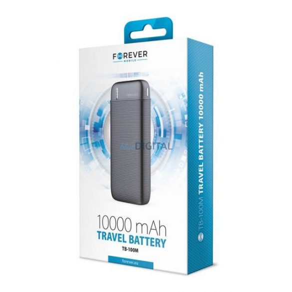 POWER BANK 10000MAH FOREVER TB-100M NEGRU