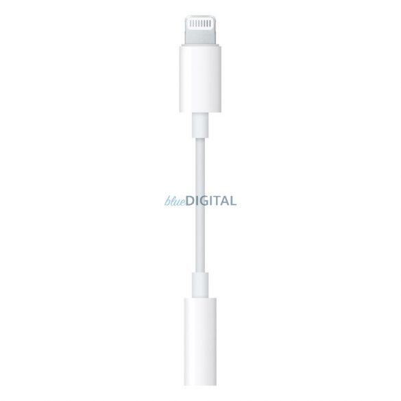 Przejściówka ze złącza Lightning și gniazdo słuchawkowe mini jack 3,5 mm (żeński) Apple MMX62ZM/A biała