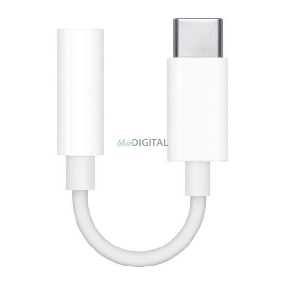 Adaptor audio Apple MU7E2ZM/A USB-C cu mini mufă de 3,5 mm - biał