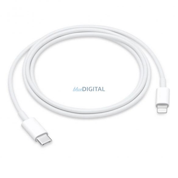 Cablu Apple MUQ93ZM/A Type-C la Lightning 1m - alb