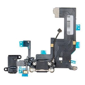 FLEX IPHONE 5 CU CONECTOR DE ÎNCĂRCARE NEGRU