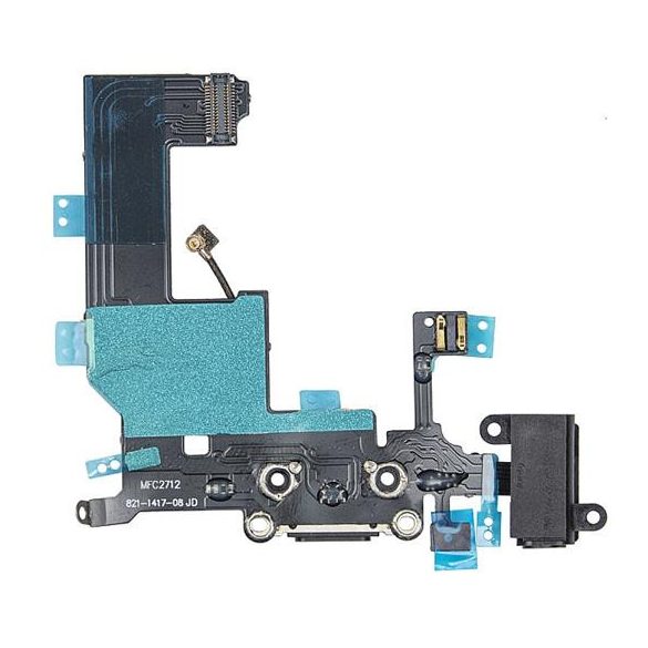 FLEX IPHONE 5 CU CONECTOR DE ÎNCĂRCARE NEGRU