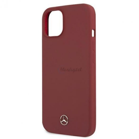 Mercedes MEHCP13MSILRE iPhone 13 6.1 inchi roșu/roșu Hardcase Silicone Line