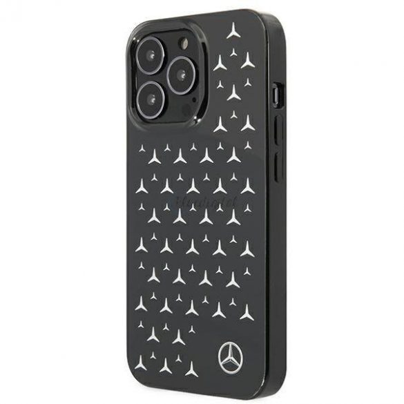 Mercedes MEHCP13LESPBK iPhone 13 Pro / 13 6.1 "negru / negru Hardcase Model Silver Stars