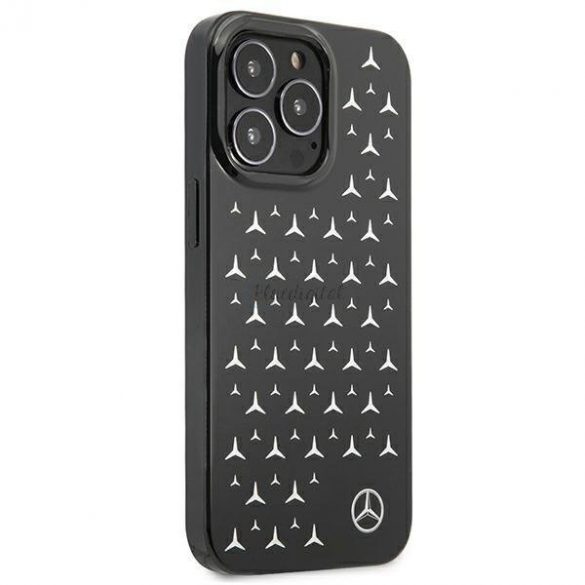 Mercedes MEHCP13LESPBK iPhone 13 Pro / 13 6.1 "negru / negru Hardcase Model Silver Stars