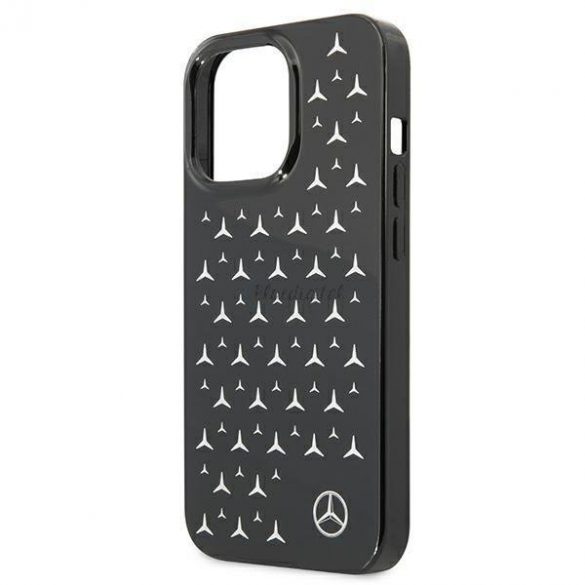 Mercedes MEHCP13LESPBK iPhone 13 Pro / 13 6.1 "negru / negru Hardcase Model Silver Stars