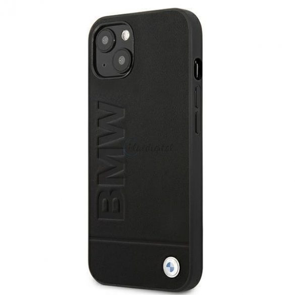 Husă BMW BMHCP13MSLLBK iPhone 13 6.1 "negru/negru husă rigidă Signature Logo Imprint