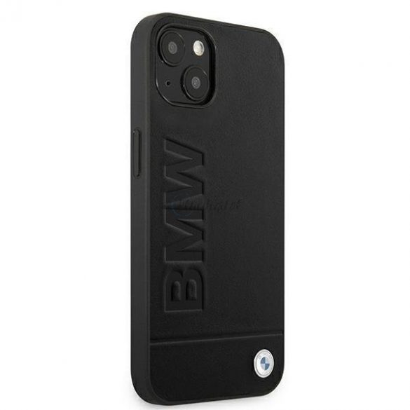 Husă BMW BMHCP13MSLLBK iPhone 13 6.1 "negru/negru husă rigidă Signature Logo Imprint