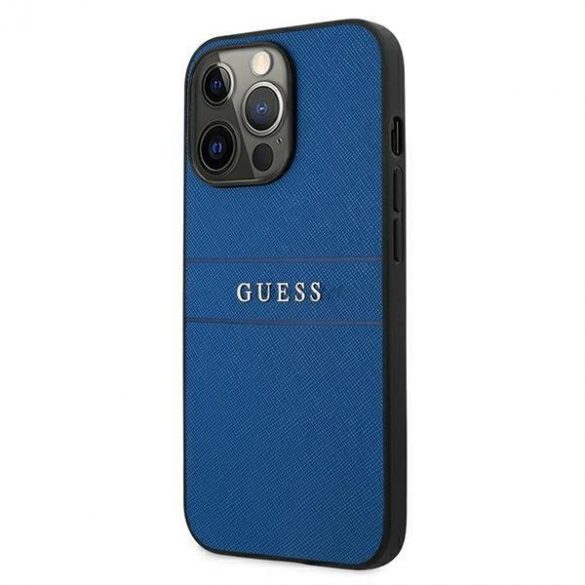 Curea Guess GUHCP13LPSASBBL iPhone 13 Pro / 13 6.1" albastru / albastru Saffiano