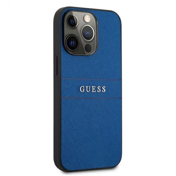 Curea Guess GUHCP13LPSASBBL iPhone 13 Pro / 13 6.1" albastru / albastru Saffiano