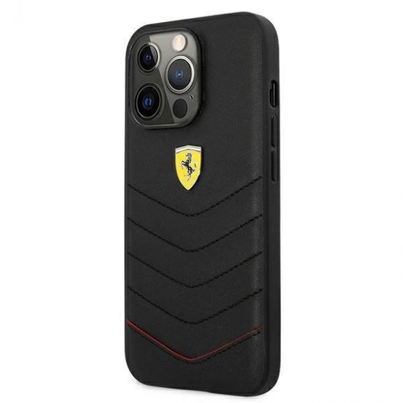 Ferrari FEHCP13LRQKK IPHONE 13 PRO / 13 6.1" husă negru OFF TRACKLED