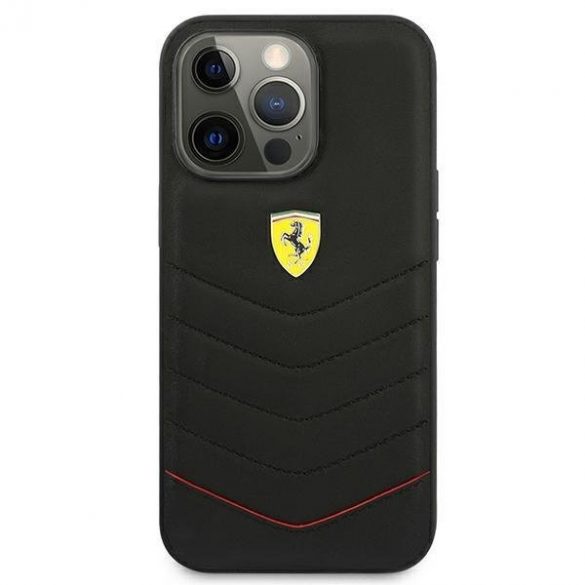 Ferrari FEHCP13LRQKK IPHONE 13 PRO / 13 6.1" husă negru OFF TRACKLED