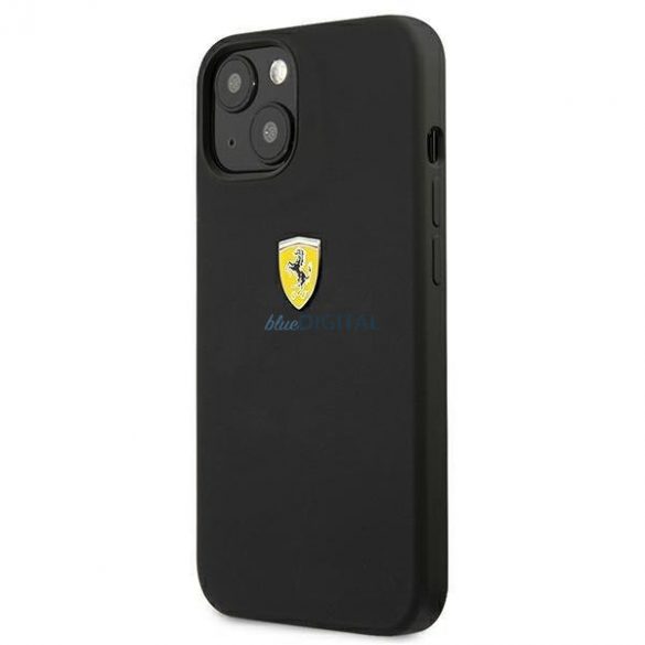 Carcasă rigidă Ferrari FESSIHCP13MBK iPhone 13 6.1" neagră/neagră Silicon