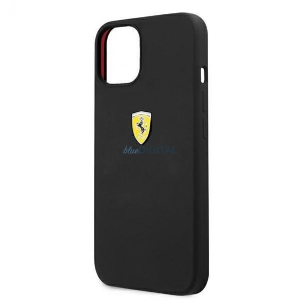 Carcasă rigidă Ferrari FESSIHCP13MBK iPhone 13 6.1" neagră/neagră Silicon