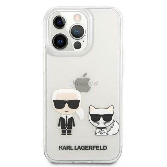 Karl Lagerfeld KLHCP13LCKTR iPhone 13 Pro / 13 6.1" Hardcase Transparent Karl & Choupette