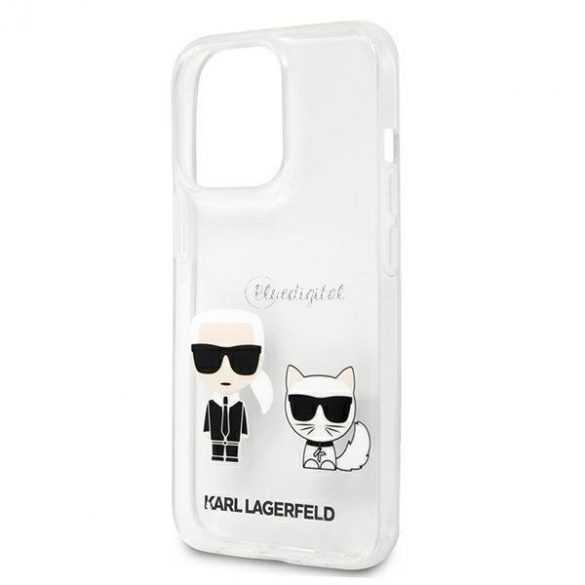 Karl Lagerfeld KLHCP13LCKTR iPhone 13 Pro / 13 6.1" Hardcase Transparent Karl & Choupette