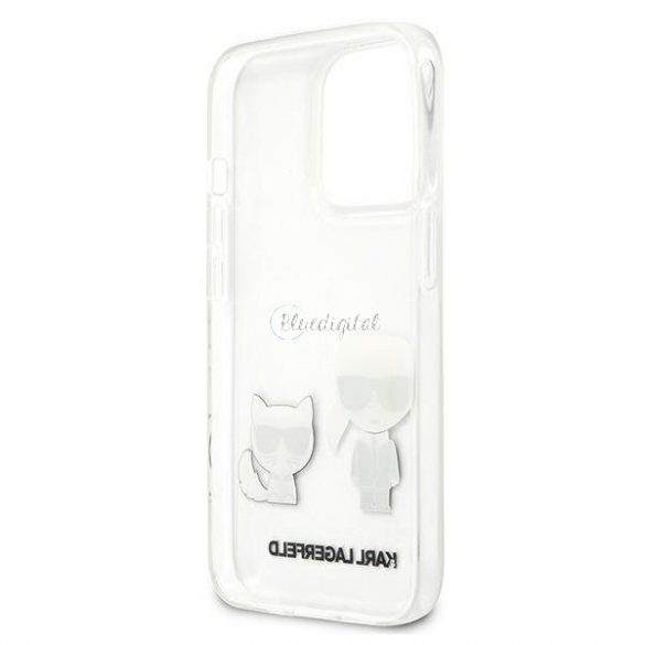 Karl Lagerfeld KLHCP13LCKTR iPhone 13 Pro / 13 6.1" Hardcase Transparent Karl & Choupette