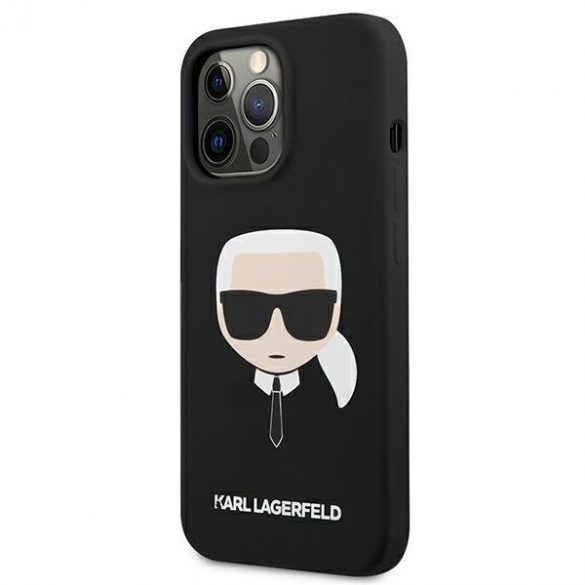 Karl Lagerfeld Klhcp13lslkhbk iPhone 13 Pro / 13 6.1" husă negru silicon Karl cap