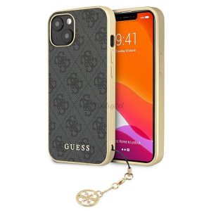 Guess GUHCP13MGF4GGR iPhone 13 6.1 inchi gri/gri 4G Charms Collection