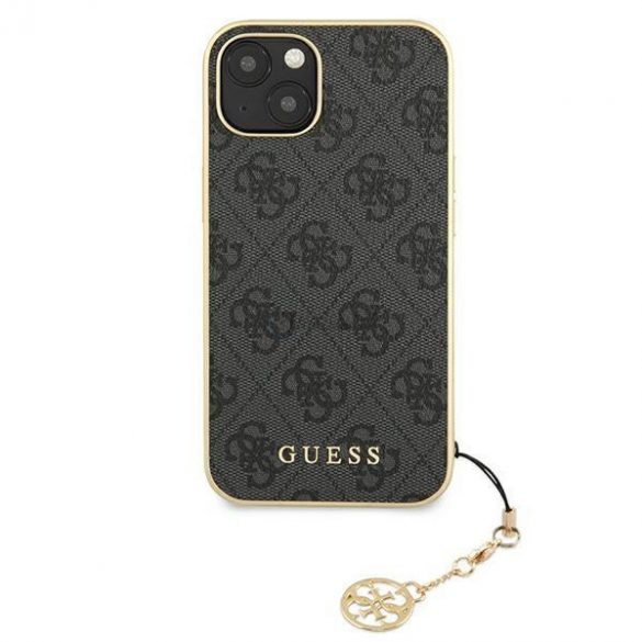 Guess GUHCP13MGF4GGR iPhone 13 6.1 inchi gri/gri 4G Charms Collection