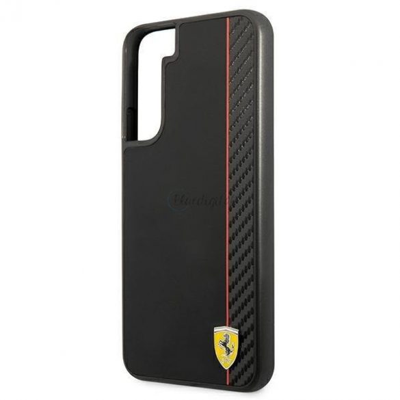 Ferrari FESAXHCS22MBK S22 + S906 negru/negru hardcase On Track Carbon Stripe