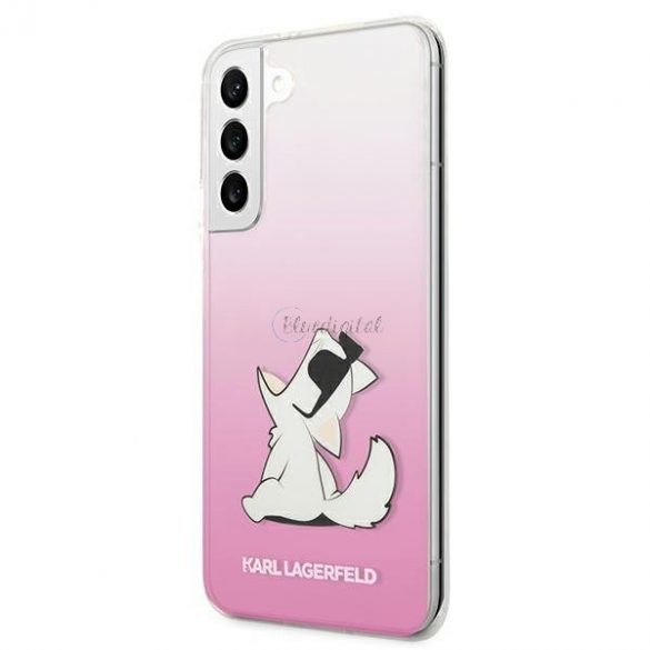 Karl Lagerfeld KLHCS22MCFNRCPI S22 + S906 hardcase roz / roz Choupette Eat