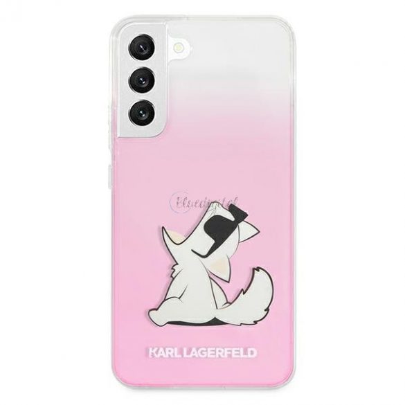 Karl Lagerfeld KLHCS22MCFNRCPI S22 + S906 hardcase roz / roz Choupette Eat