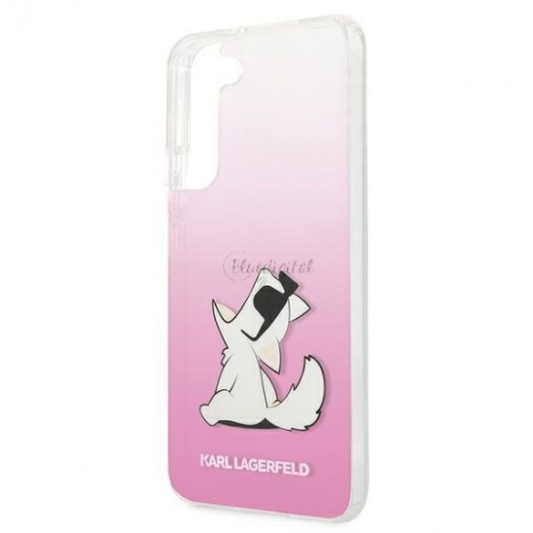 Karl Lagerfeld KLHCS22MCFNRCPI S22 + S906 hardcase roz / roz Choupette Eat