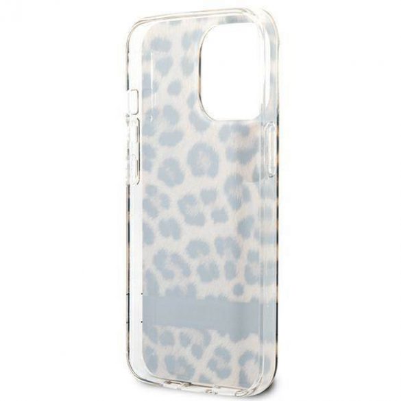 Guess GUHCP13LHSLEOW iPhone 13 Pro / 13 6.1 "maro / maro hard Husă Leopard