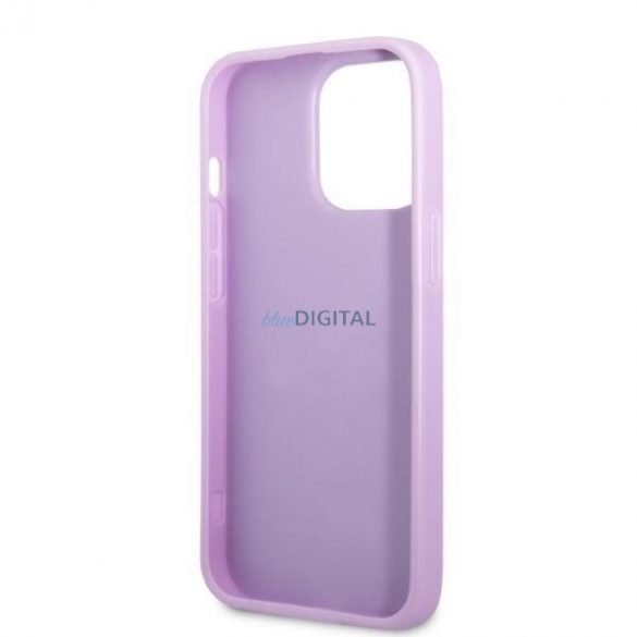 Guess GUHCP13LPS4MU iPhone 13 Pro / 13 6.1" mov/violet hardcase Saffiano 4G Small Metal Logo