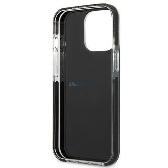 Karl Lagerfeld KLHCP13LTPEIKK iPhone 13 Pro / 13 6.1" hardcase negru / negru Iconik Karl