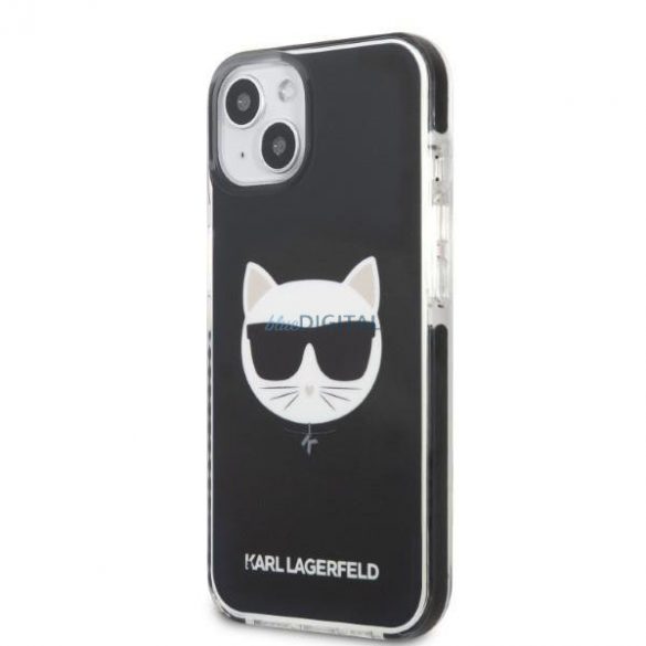 Karl Lagerfeld KLHCP13MTPECK iPhone 13 6.1" hardcase negru/negru Choupette Head