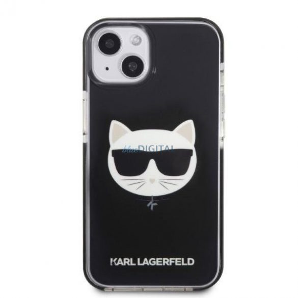 Karl Lagerfeld KLHCP13MTPECK iPhone 13 6.1" hardcase negru/negru Choupette Head