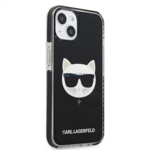 Karl Lagerfeld KLHCP13MTPECK iPhone 13 6.1" hardcase negru/negru Choupette Head