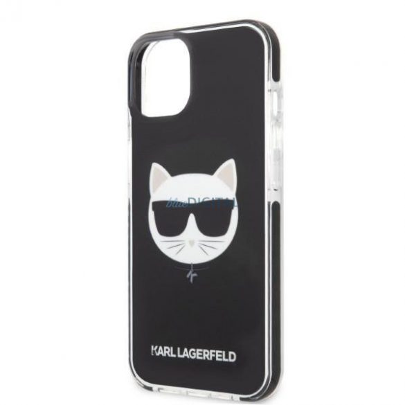 Karl Lagerfeld KLHCP13MTPECK iPhone 13 6.1" hardcase negru/negru Choupette Head