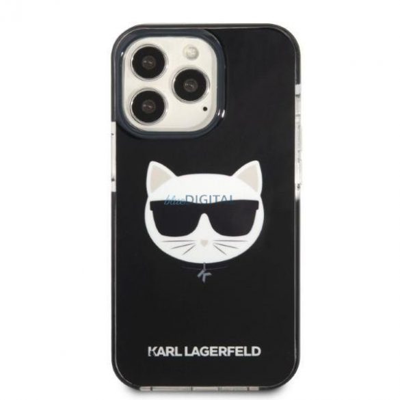 Karl Lagerfeld KLHCP13LTPECK iPhone 13 Pro / 13 6.1" hardcase negru/negru Choupette Head