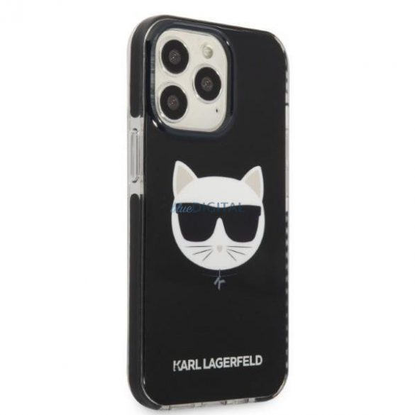 Karl Lagerfeld KLHCP13LTPECK iPhone 13 Pro / 13 6.1" hardcase negru/negru Choupette Head