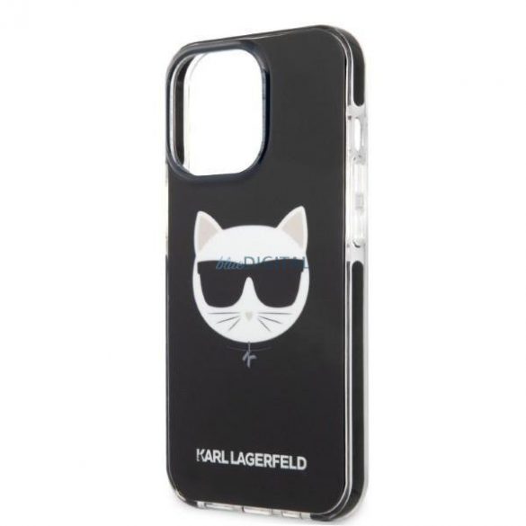 Karl Lagerfeld KLHCP13LTPECK iPhone 13 Pro / 13 6.1" hardcase negru/negru Choupette Head