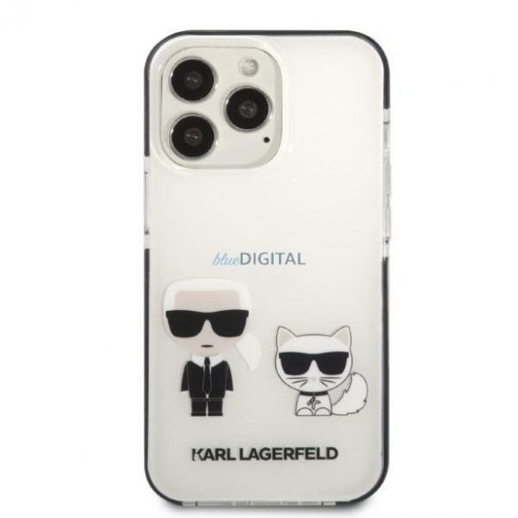 Karl Lagerfeld KLHCP13LTPEKCW iPhone 13 Pro / 13 6.1" hardcase alb/alb Karl&Chouppete