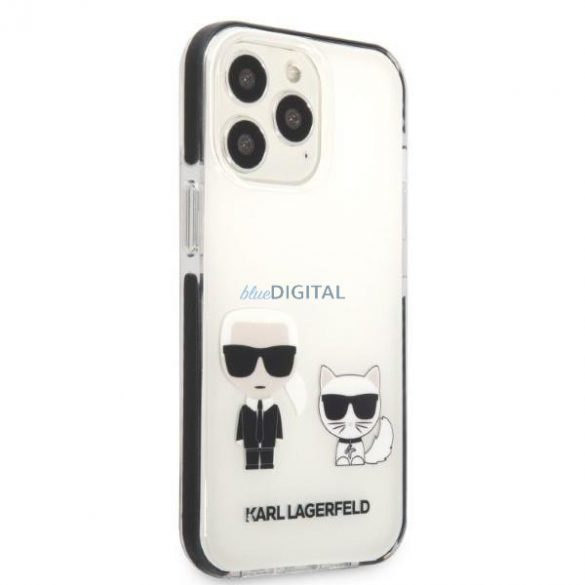 Karl Lagerfeld KLHCP13LTPEKCW iPhone 13 Pro / 13 6.1" hardcase alb/alb Karl&Chouppete