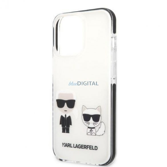 Karl Lagerfeld KLHCP13LTPEKCW iPhone 13 Pro / 13 6.1" hardcase alb/alb Karl&Chouppete