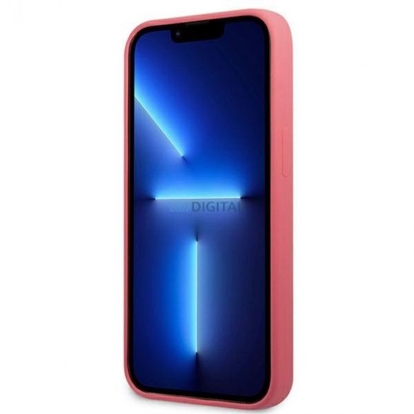 Karl Lagerfeld KLHCP13MSLMP1PI iPhone 13 6.1 "carcasă rigidă fucsia / fucsia Placă din silicon