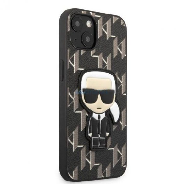 Karl Lagerfeld KLHCP13MPMNIKBK iPhone 13 6.1" hardcase negru/negru Monogram Ikonik Patch