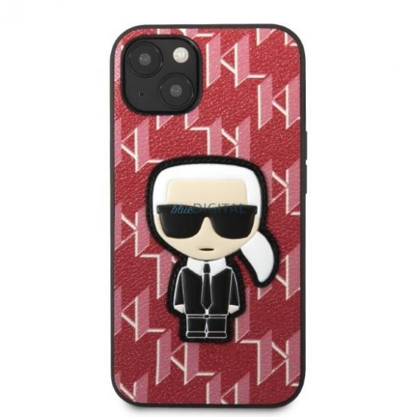 Karl Lagerfeld KLHCP13MPMNIKPI iPhone 13 6.1" hardcase roșu/roșu Monogram Ikonik Patch