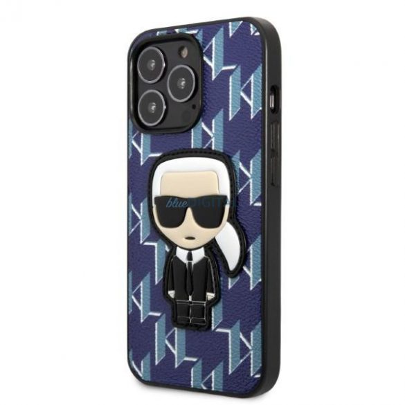 Karl Lagerfeld KLHCP13LPMNIKBL iPhone 13 Pro / 13 6.1" hardcase albastru/albastru Monogram Ikonik Patch