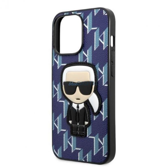 Karl Lagerfeld KLHCP13LPMNIKBL iPhone 13 Pro / 13 6.1" hardcase albastru/albastru Monogram Ikonik Patch