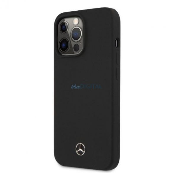 Mercedes MEHMP13LSILBK iPhone 13 Pro / 13 6,1" carcasa rigidă neagră Silicon Magsafe